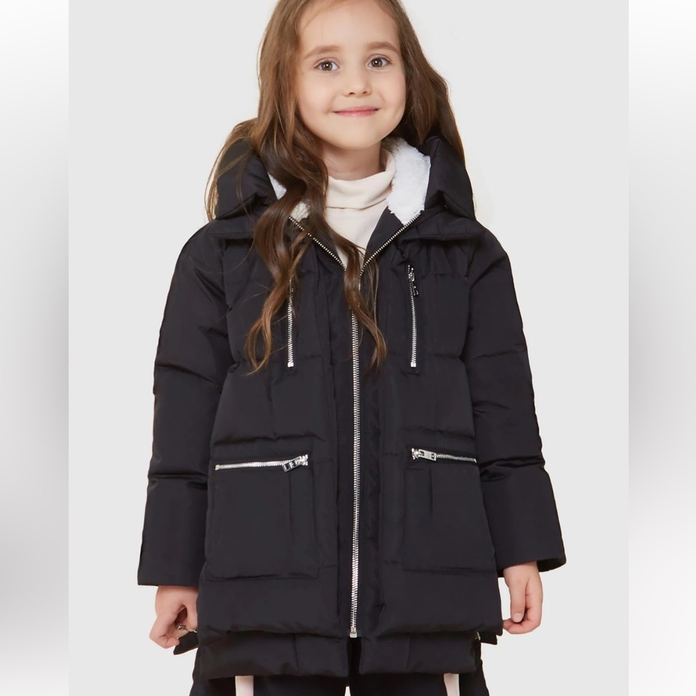 Orolay Kids UNisex  Thickened Hooded Fown Coat